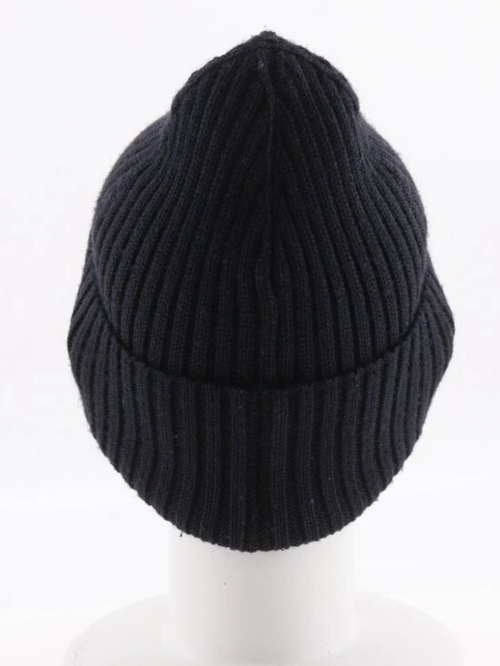 CHANEL COCO Mark Other hats Sports line black wool/silk/cashmere unisex